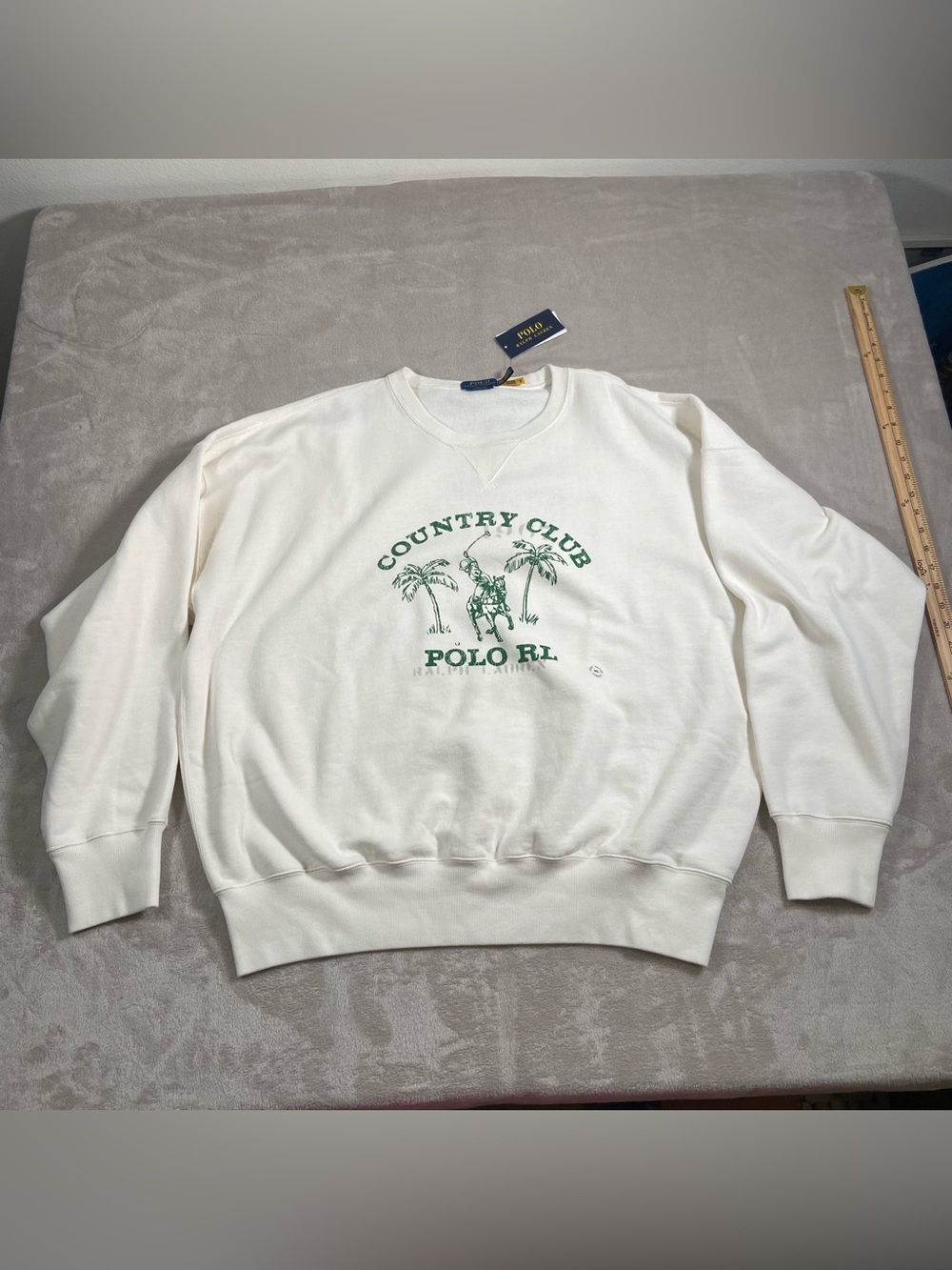 Polo Ralph Lauren Men's Vintage-Fit Graphic Country Club Sweatshirt Size 2XL